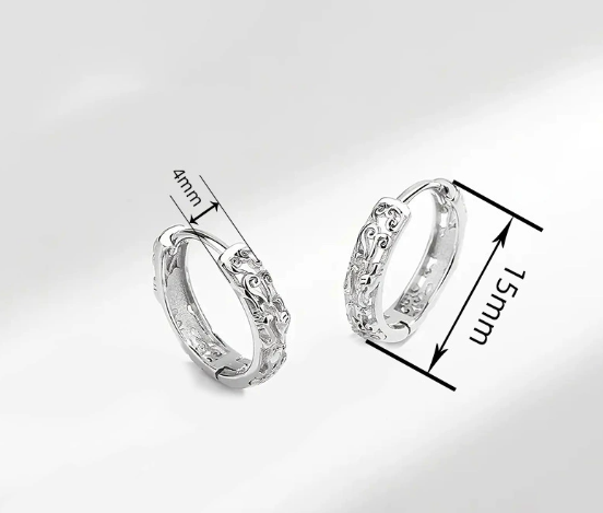 フープピアス レディース ジルコニア シンプル 上品 シルバーカラー 小ぶり アクセサリー